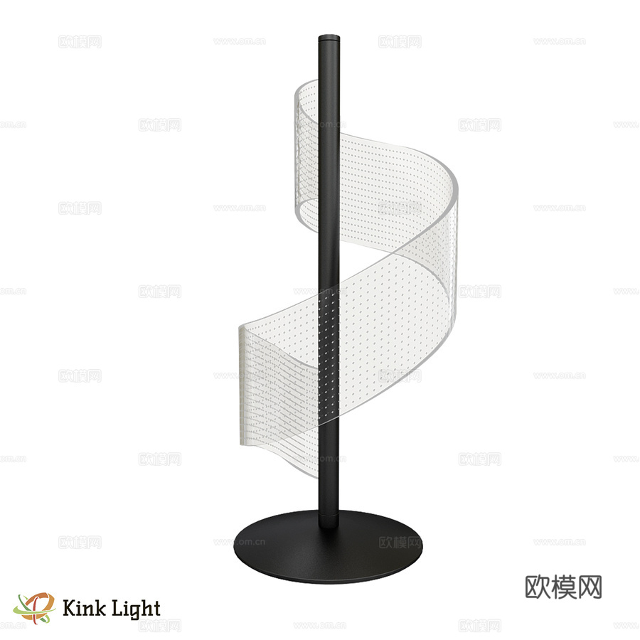 台灯 Ilina 黑色 08042-T,19 OM3d模型
