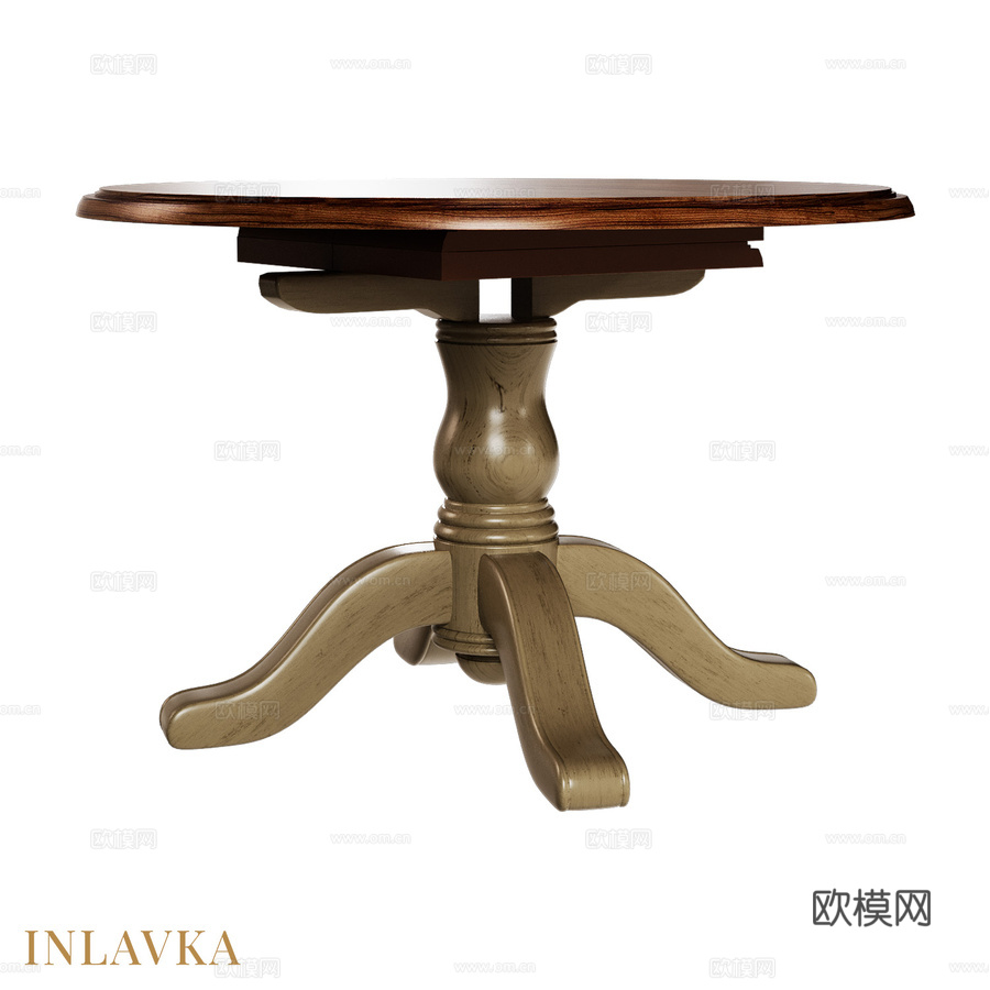 OM经典款滑动餐桌3d模型
