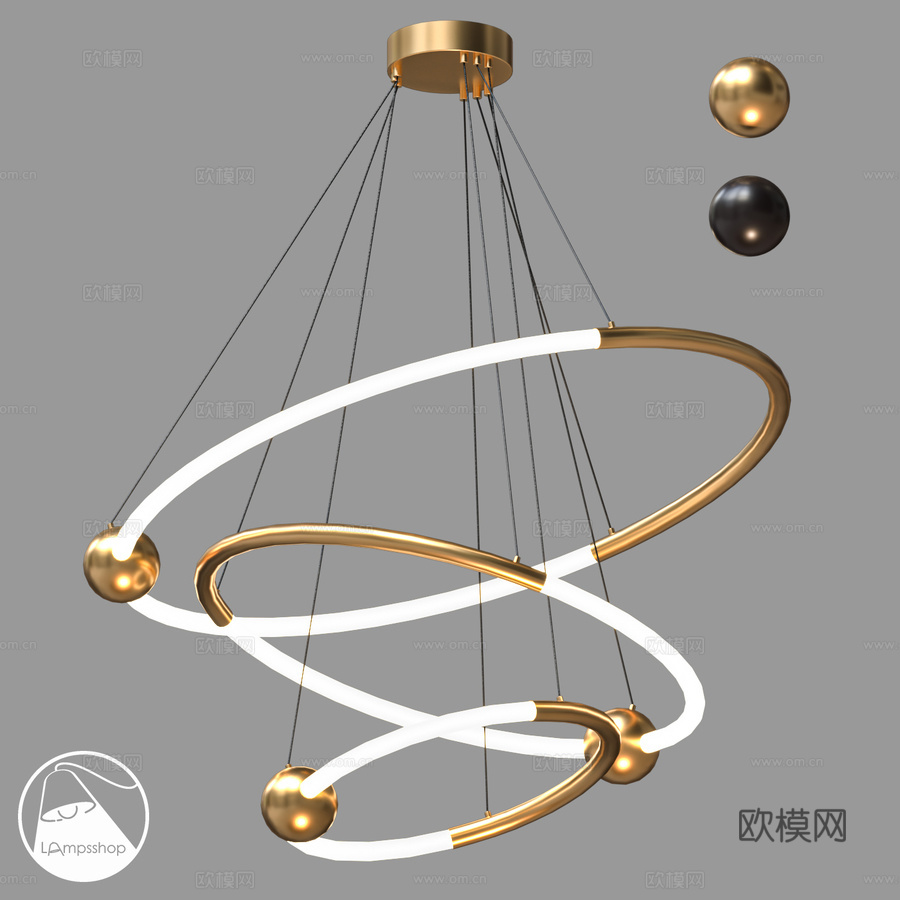 LampsShop.ru L1909 烛台 Gion3d模型下载