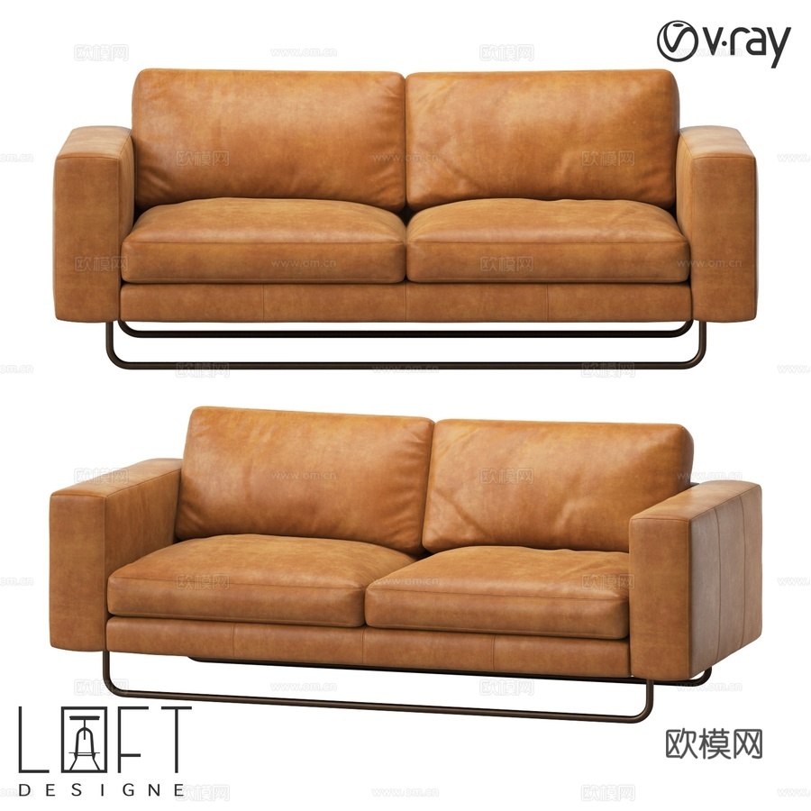 沙发 LoftDesigne 35775 型号3d模型下载