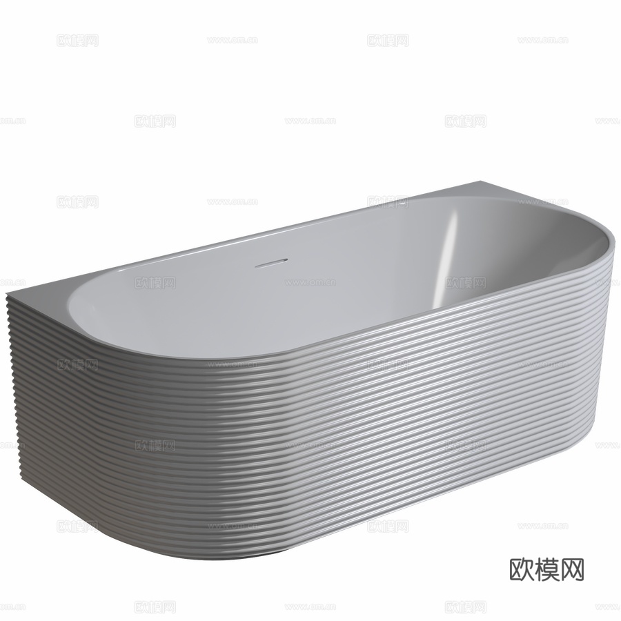 亚克力浴缸 ABBER AB94403d模型下载