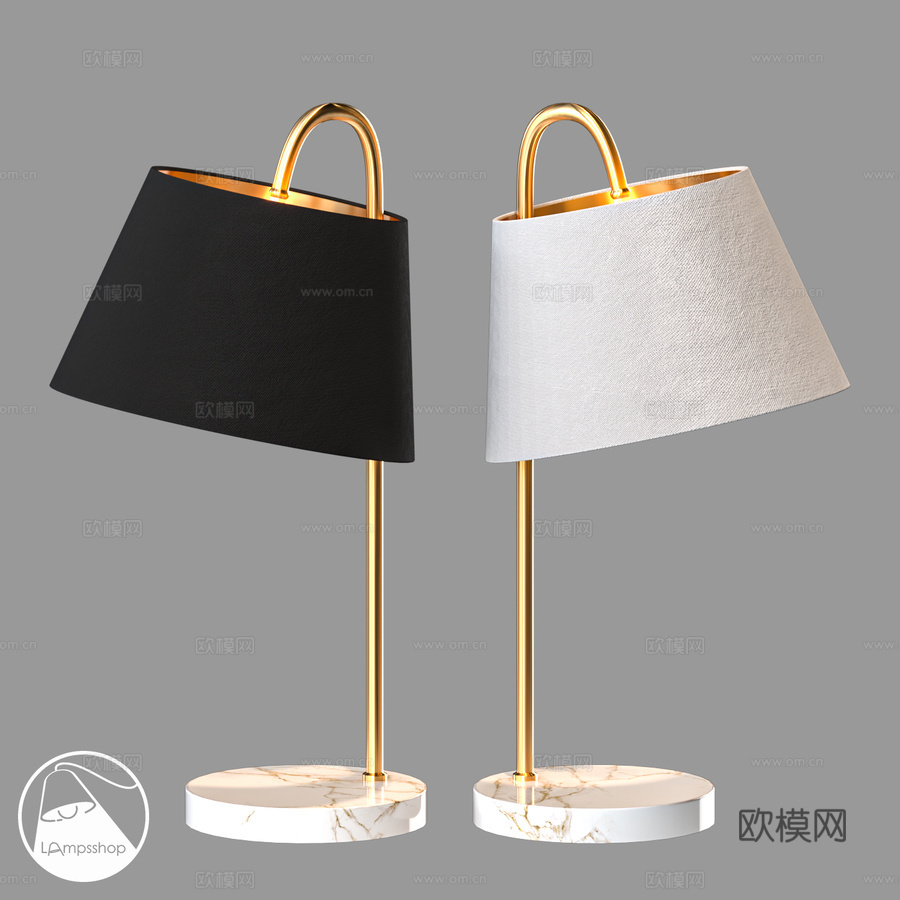 LampsShop.ru NL5191 瓦特蒙迷你台灯3d模型下载