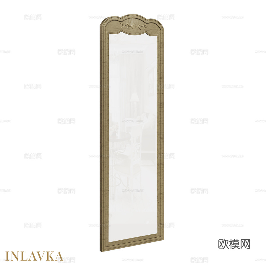 OM 经典高挂墙镜3d模型下载