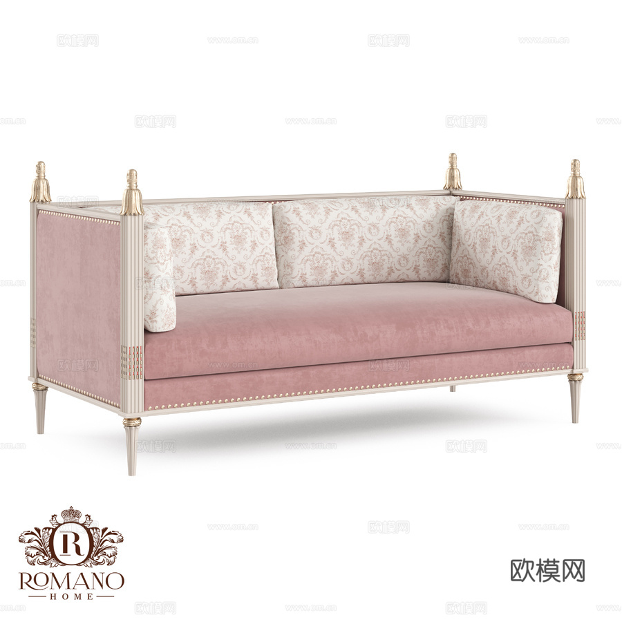 (OM) 沙发路易吉罗马诺家居3d模型下载