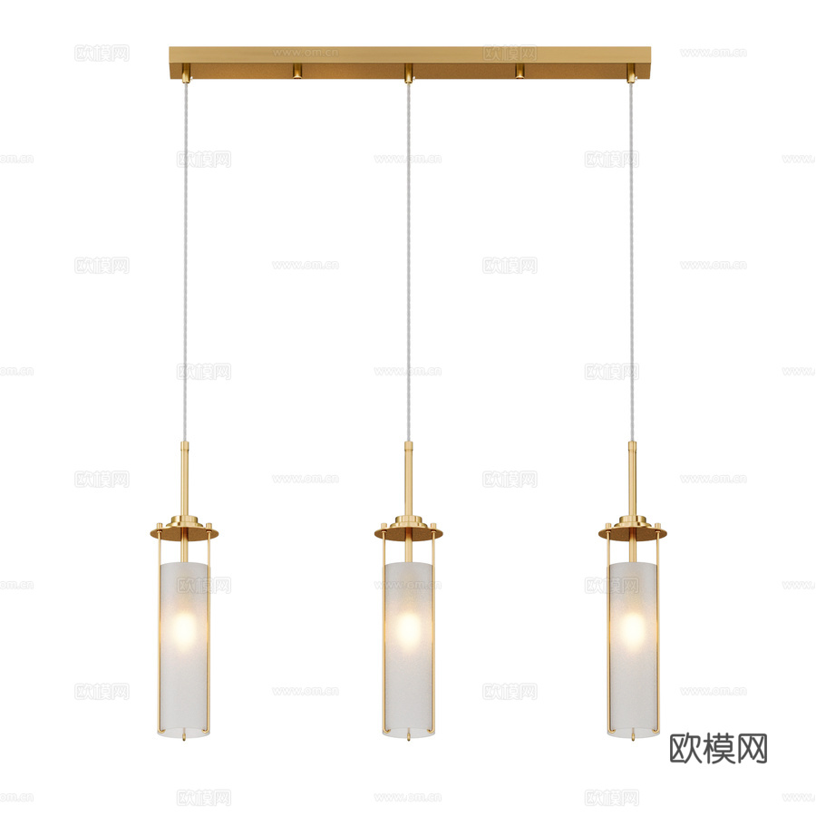 OM Indigo Torcia 11038 三头黄铜3d模型下载