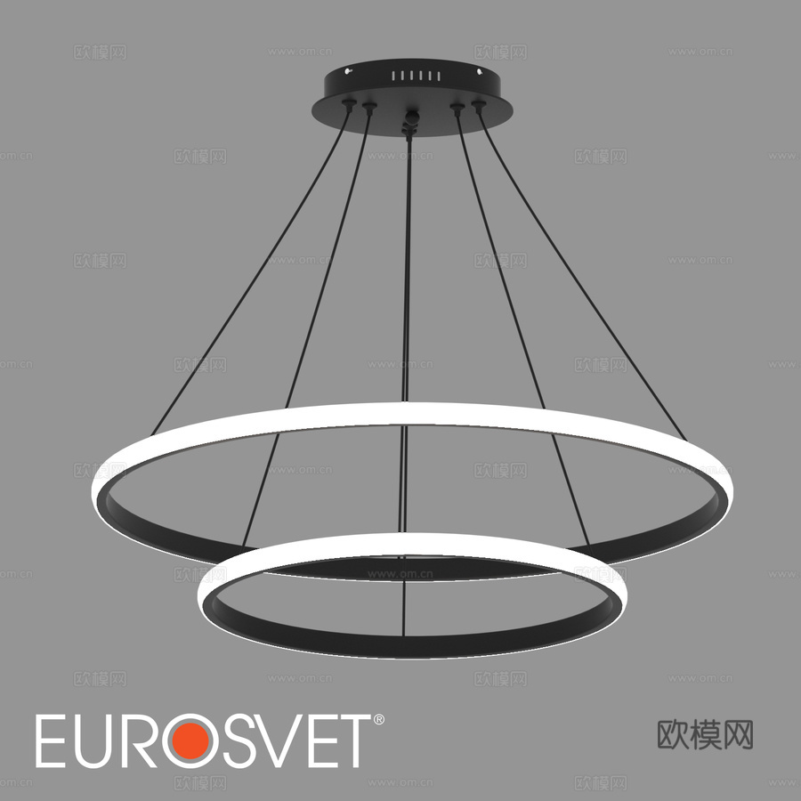OM LED吊灯 Eurosvet 90264 2 Coll3d模型下载