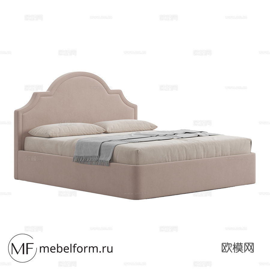 OM Bed OXFORD3d模型下载