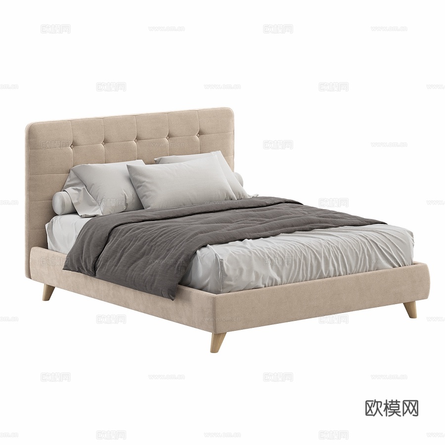 OM床科西嘉卡利布鲁姆3d模型下载