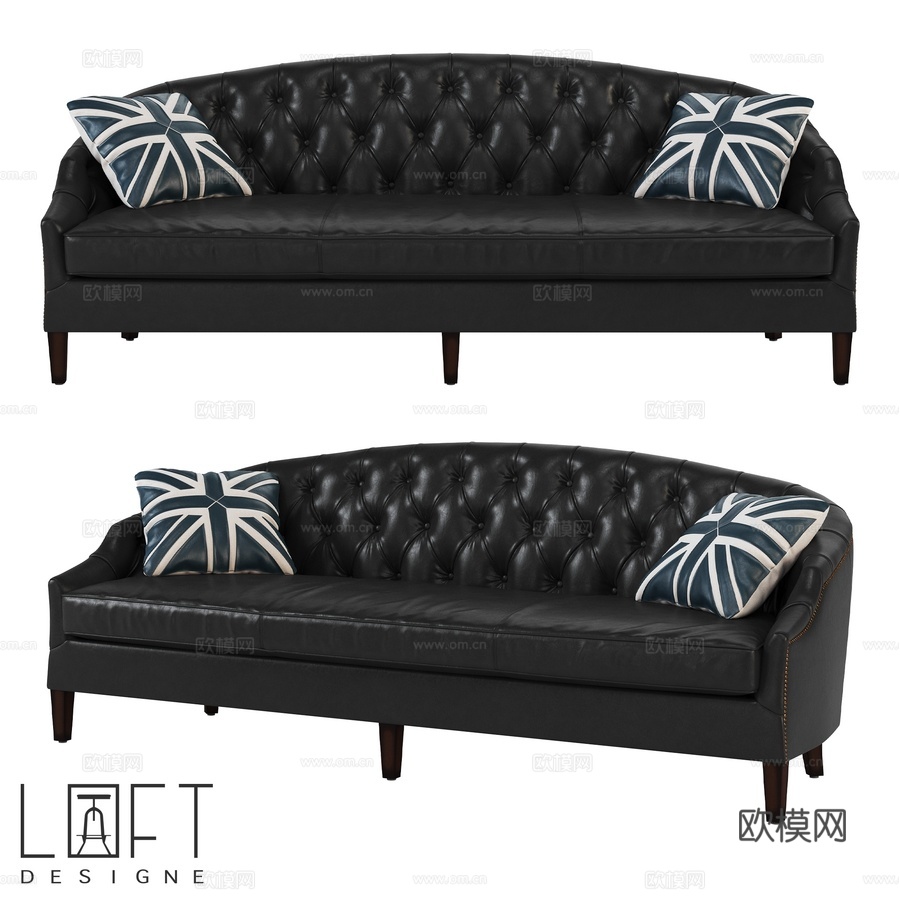 沙发阁楼设计31768型号3d模型下载