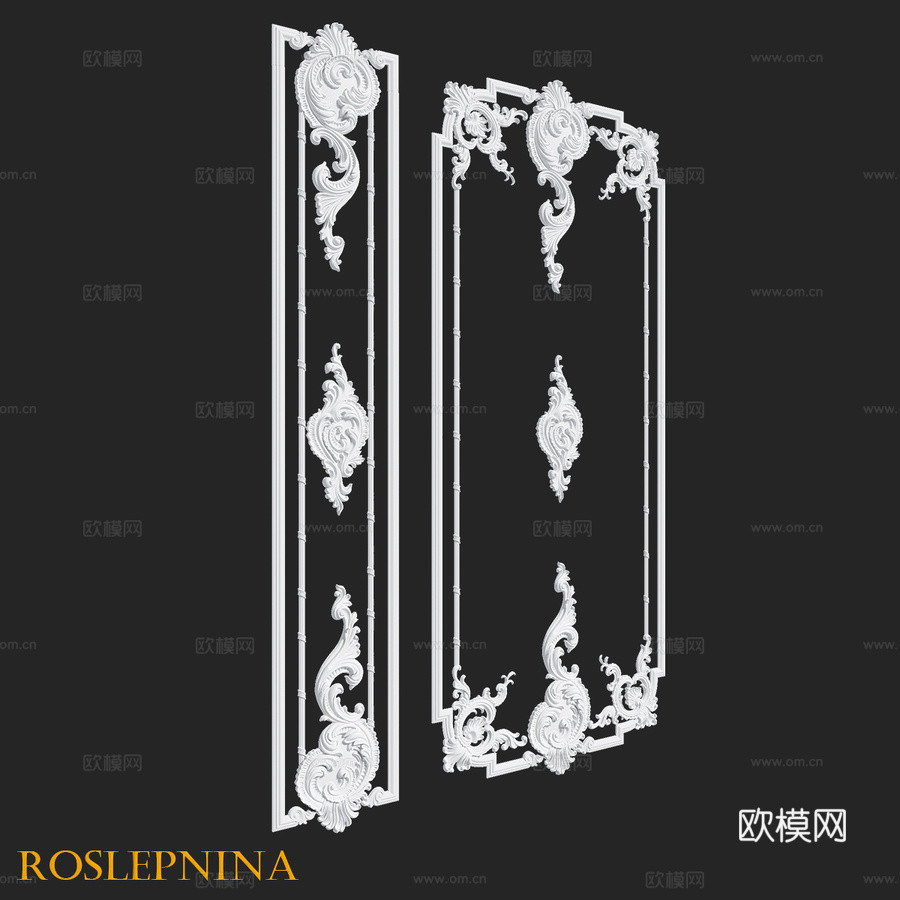 来自RosLepnina的女王系列3-4号框架3d模型下载