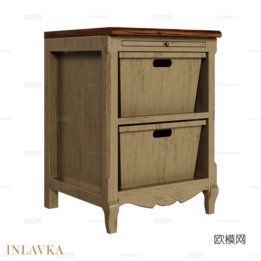 OM窄柜3d模型下载