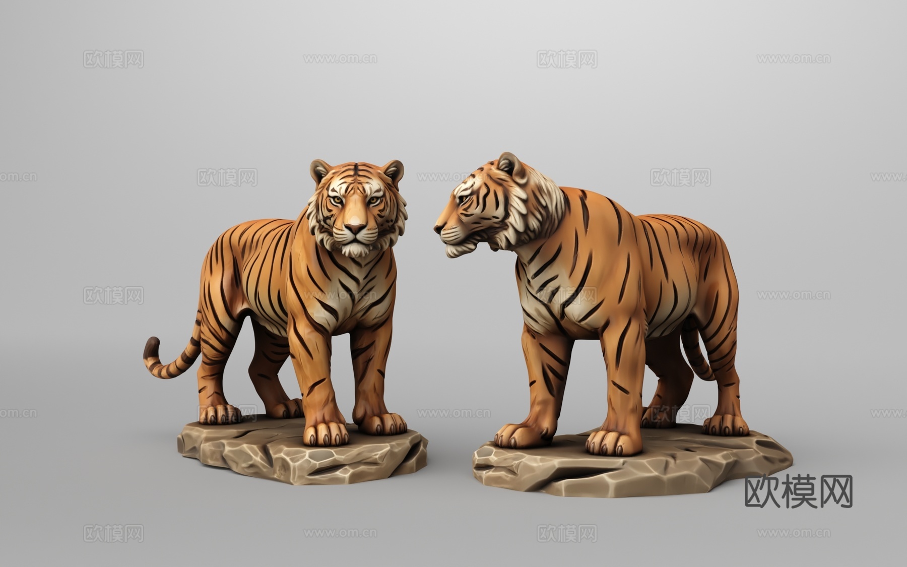 老虎3d模型下载