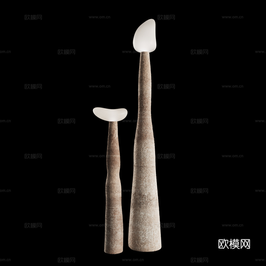 STEAM WHITE落地灯3d模型下载