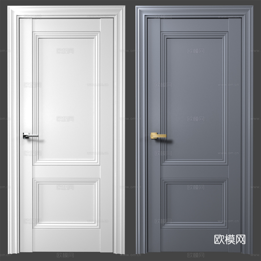 AurumDoors Cobalt 32室内门3d模型下载