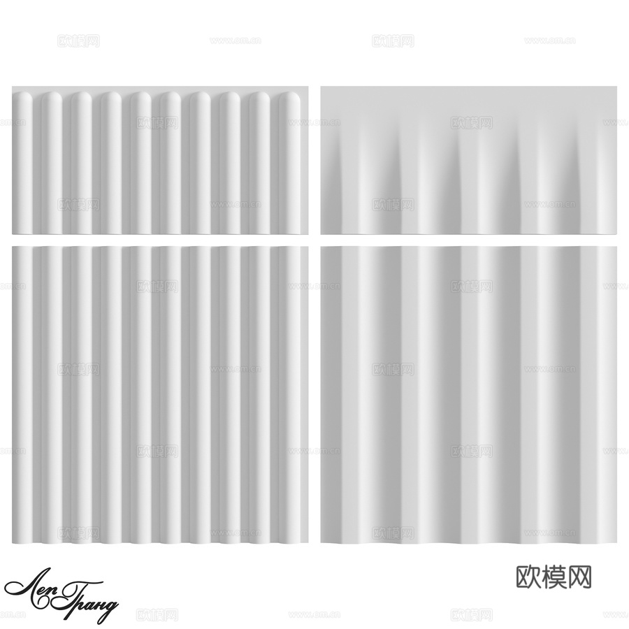 LepGrand 3D装饰板 337-338号3d模型下载
