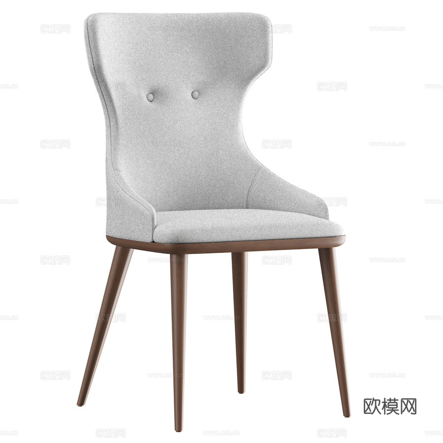 奥古斯塔餐椅3d模型下载