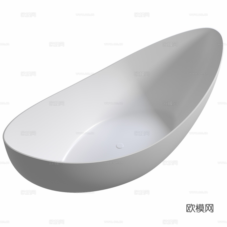 人造石浴缸 ABBER Stein AS96333d模型下载
