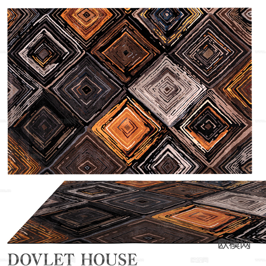 OM地毯 DOVLET HOUSE (art. 20352)3d模型下载