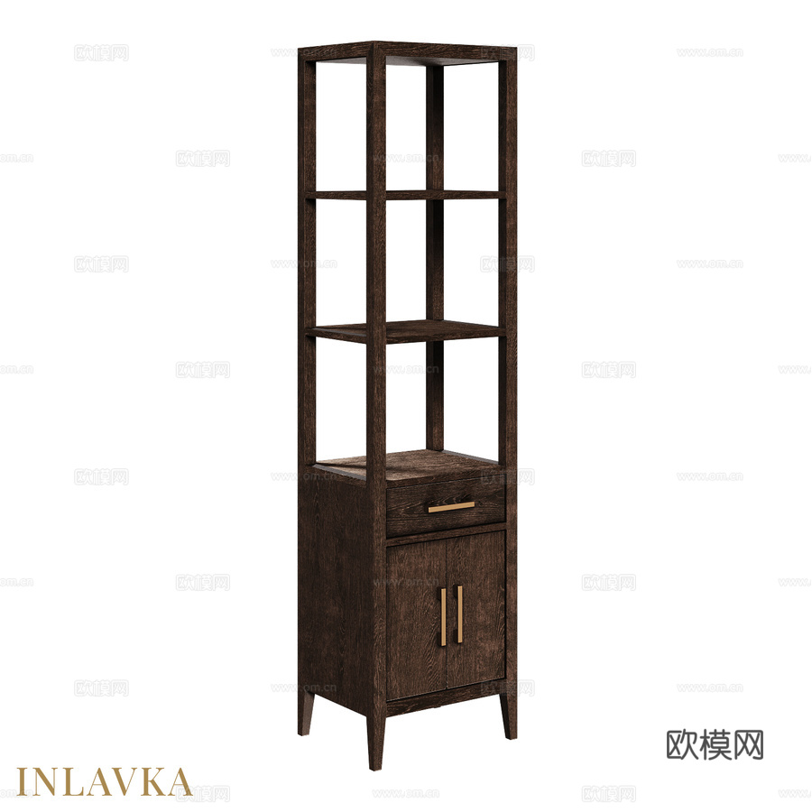 OM简约风格浴室柜3d模型下载