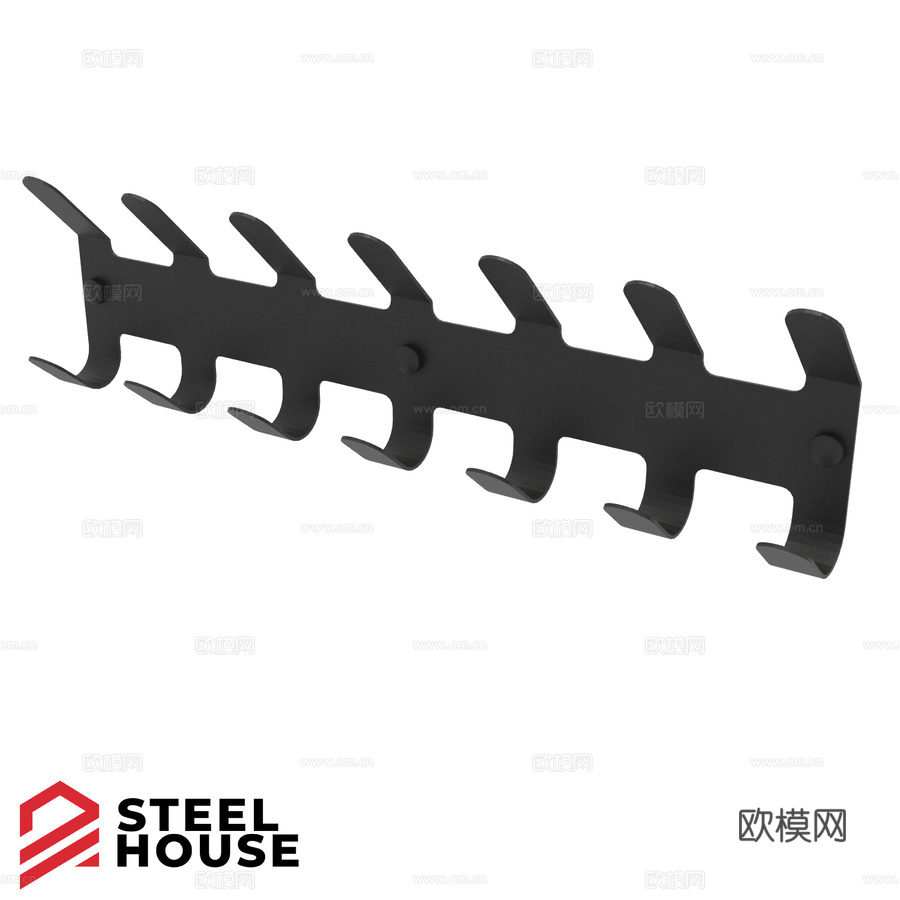 OM Seven Steel House挂钩3d模型下载