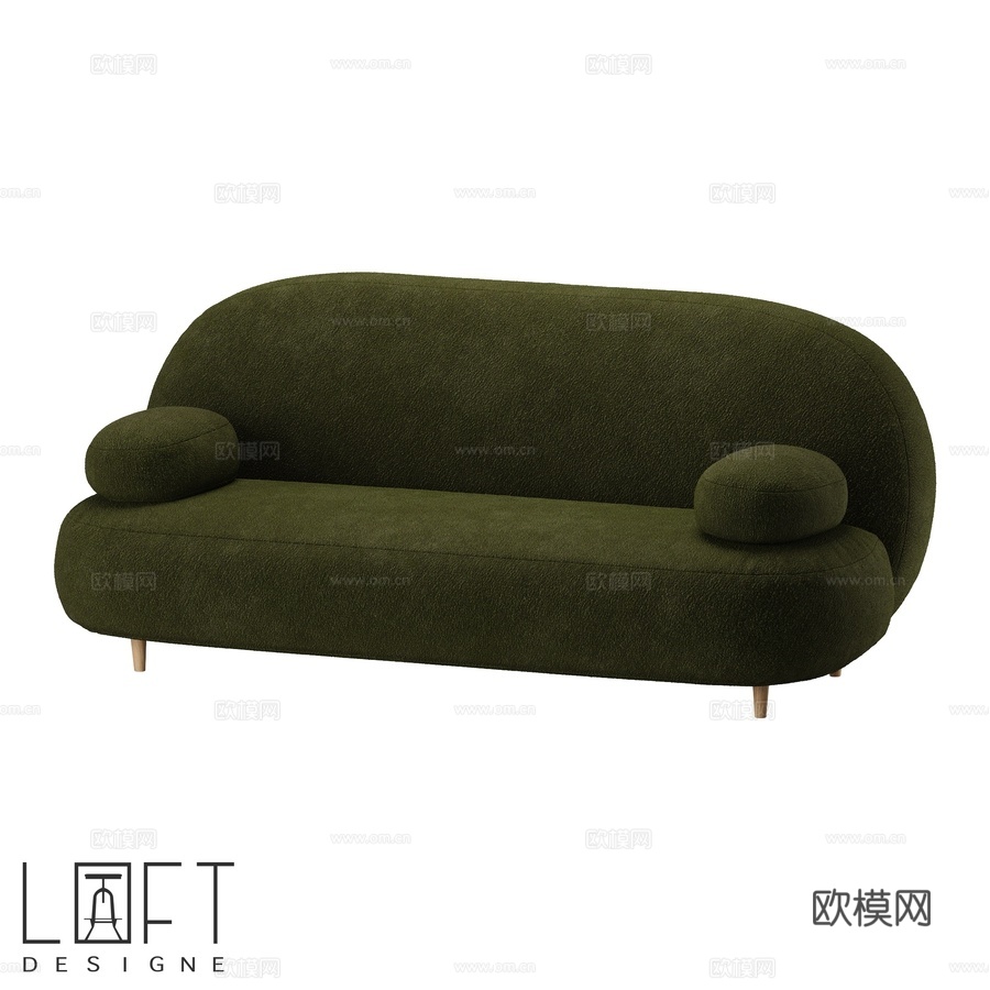 沙发 LoftDesigne 33467 型号3d模型下载