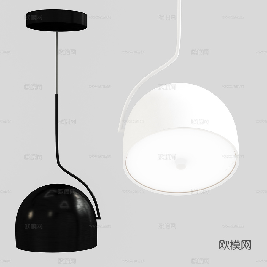 OM水晶灯具水晶奢华CORRECTO SP9W LED BL3d模型下载