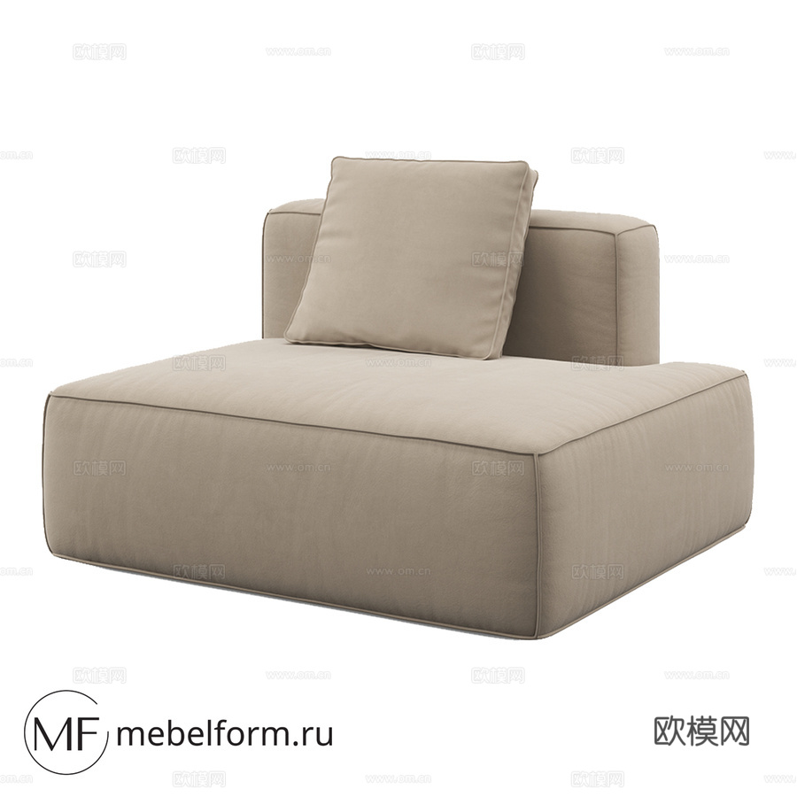 Om沙发多伦多0083d模型下载