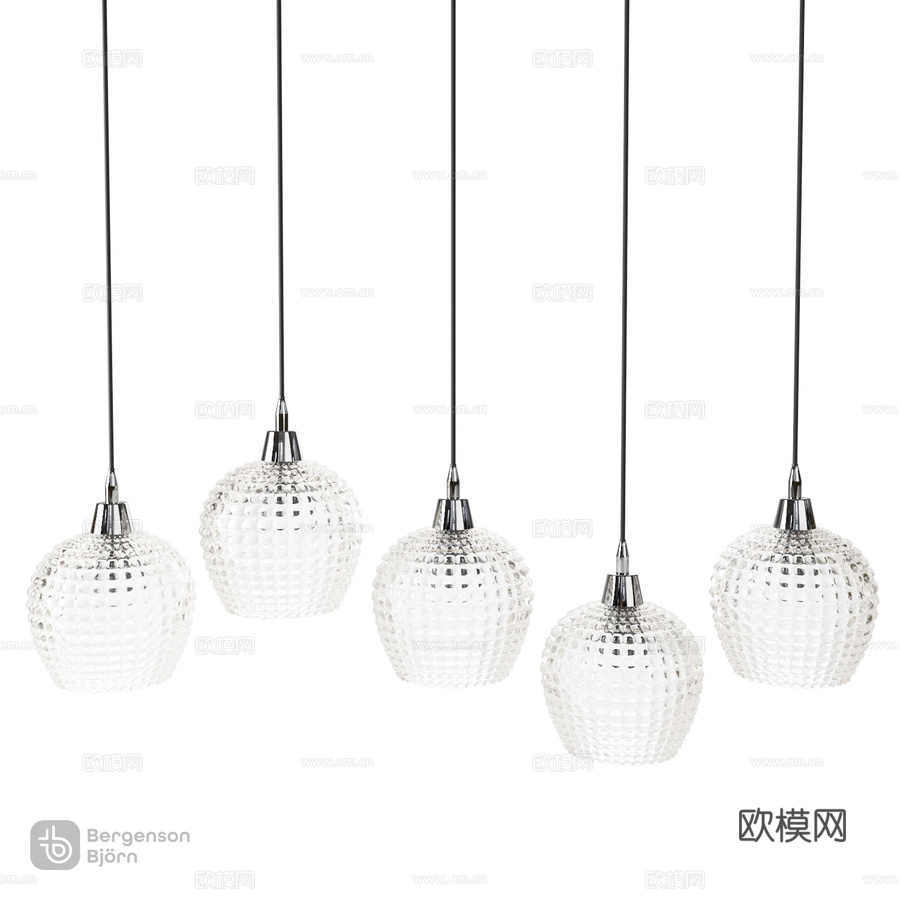 OM_瀑布吊灯 Aurora，Bergenson Bjorn3d模型下载