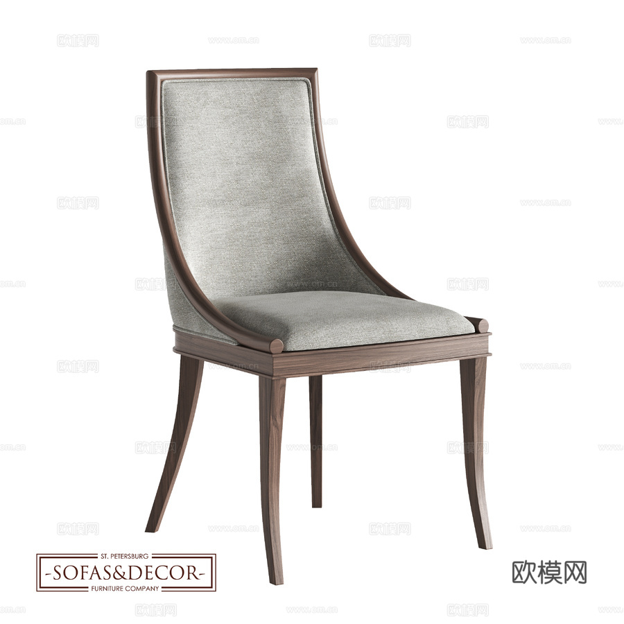 沙发&amp;装饰 椅子 SD-6333d模型下载