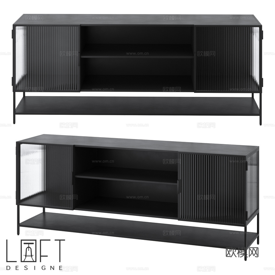 控制台 LoftDesigne 7022 型号3d模型下载