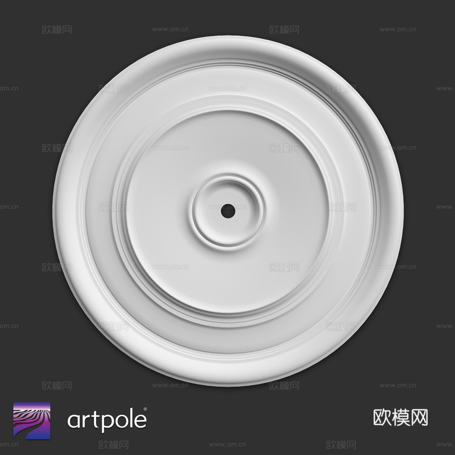 天花灯座 SRT363d模型下载