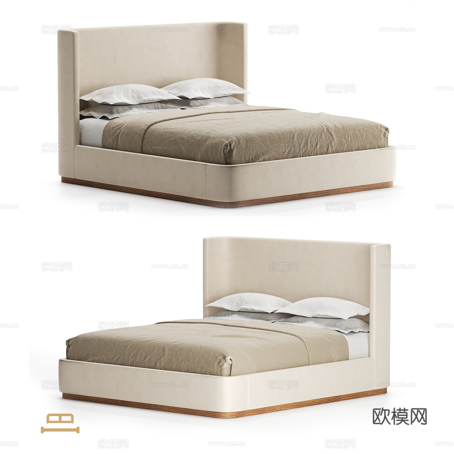 OM床具Shade3d模型下载