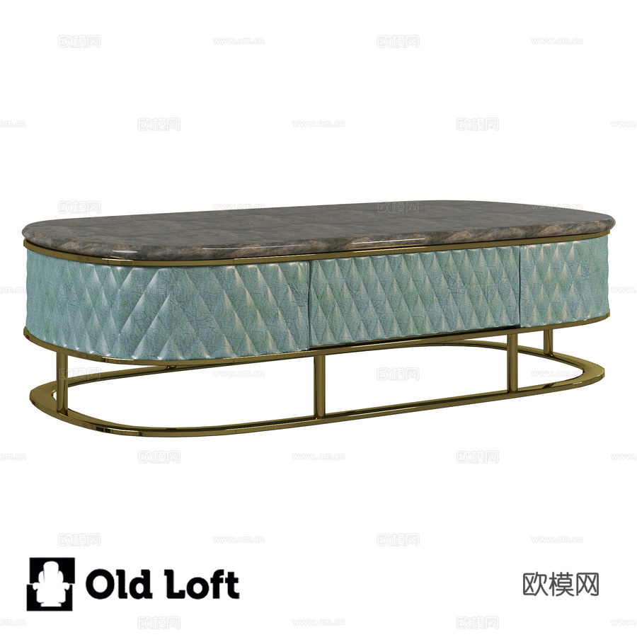 OM咖啡桌 Monolith天然大理石3d模型下载