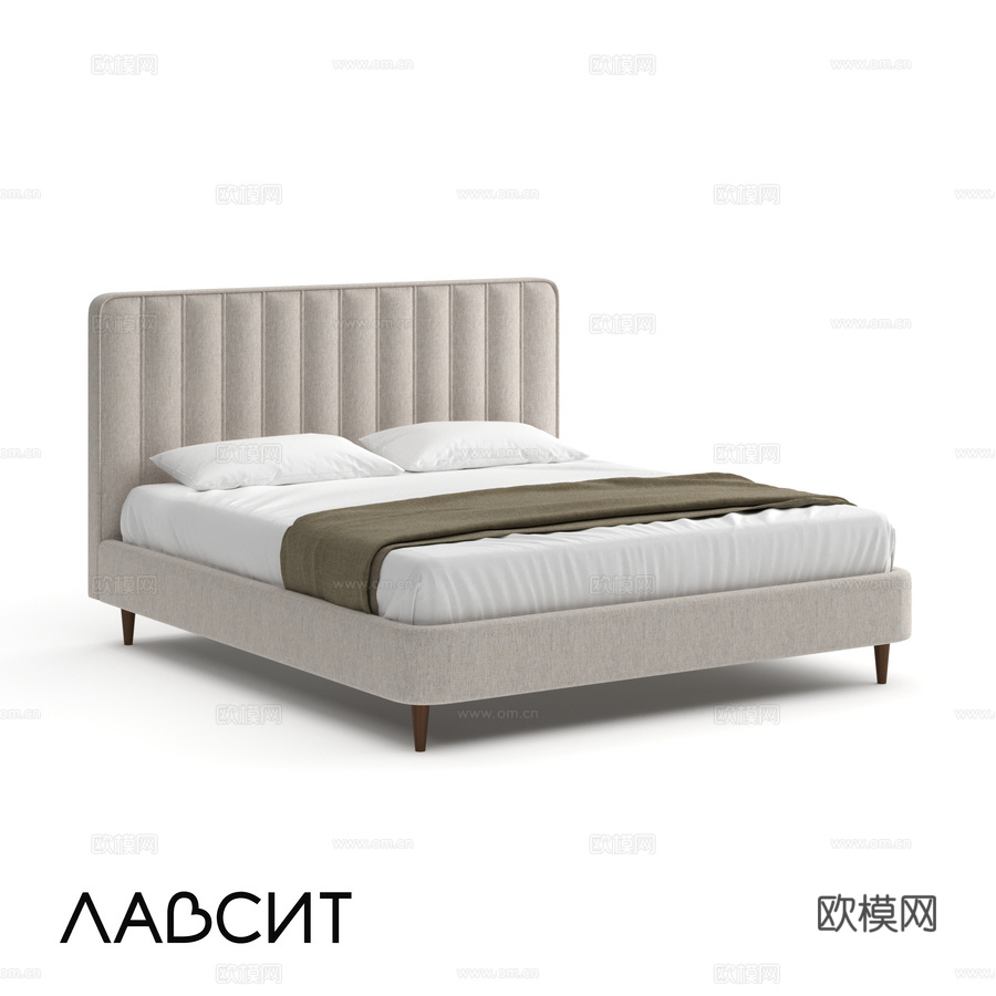 OM Dylan 带腿床 180x2003d模型下载