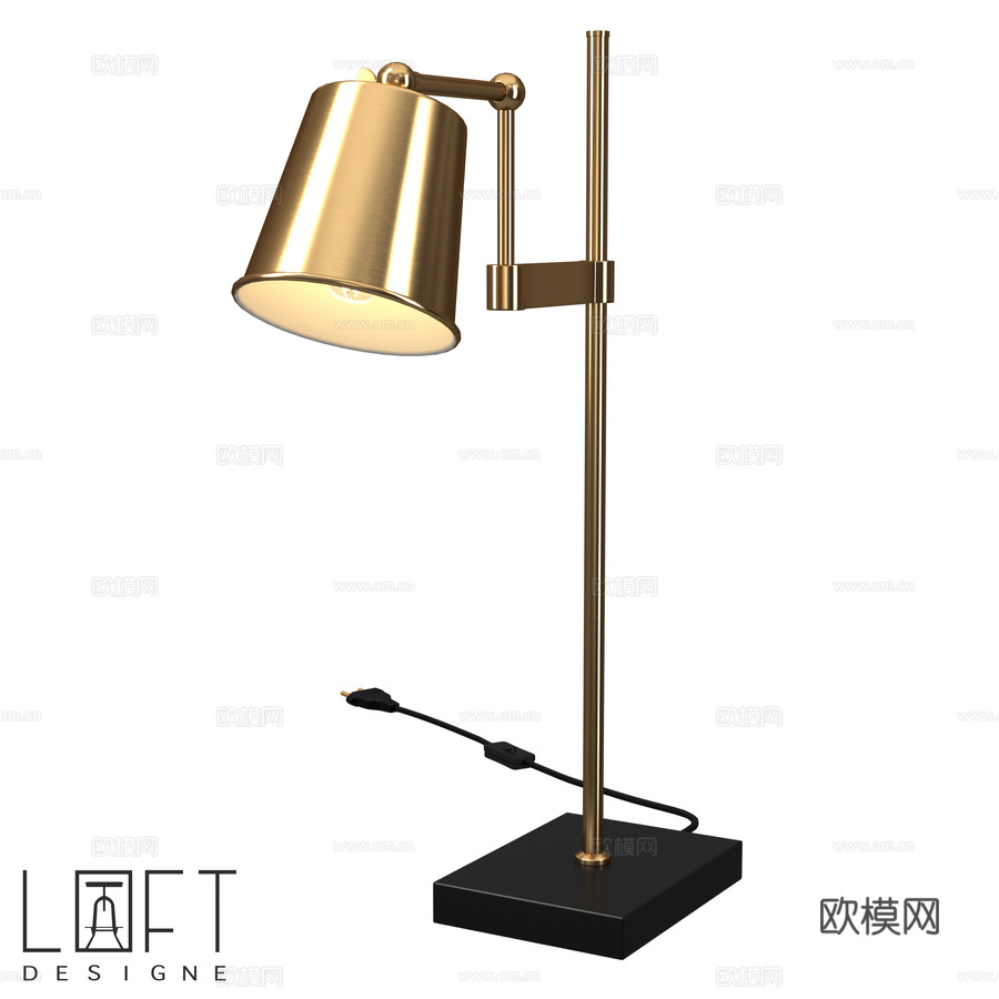 台灯 LoftDesigne 8424 型号3d模型下载