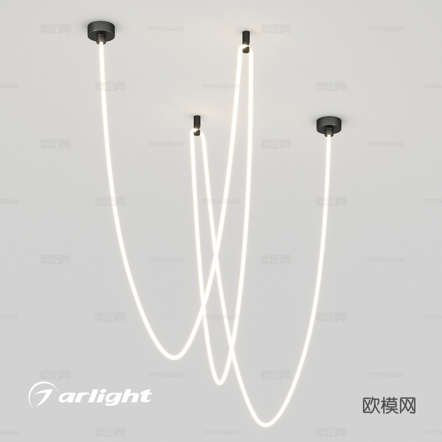 OM灯具 SP-TROPIC-SURFACE-R18-L103d模型下载