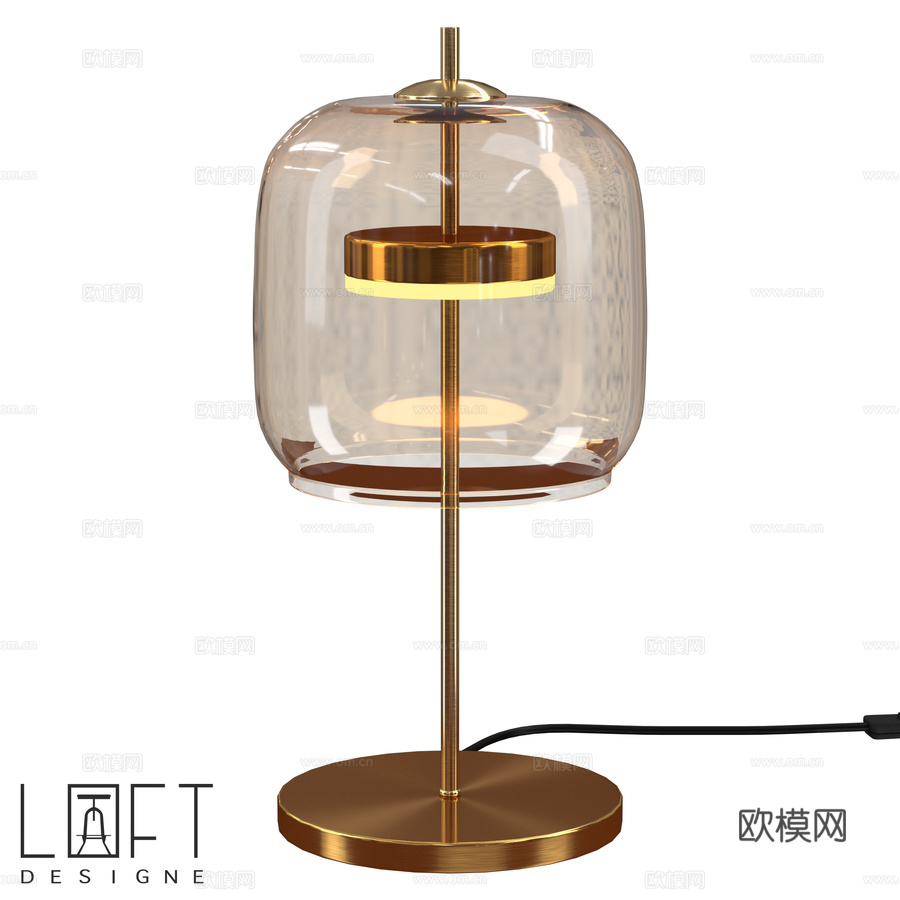 台灯 LoftDesigne 8431 型号3d模型下载
