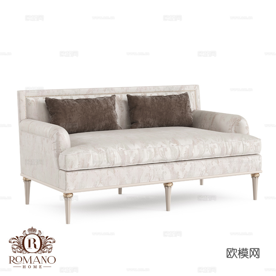 (OM) 罗曼诺家居阿尔贝托沙发3d模型下载