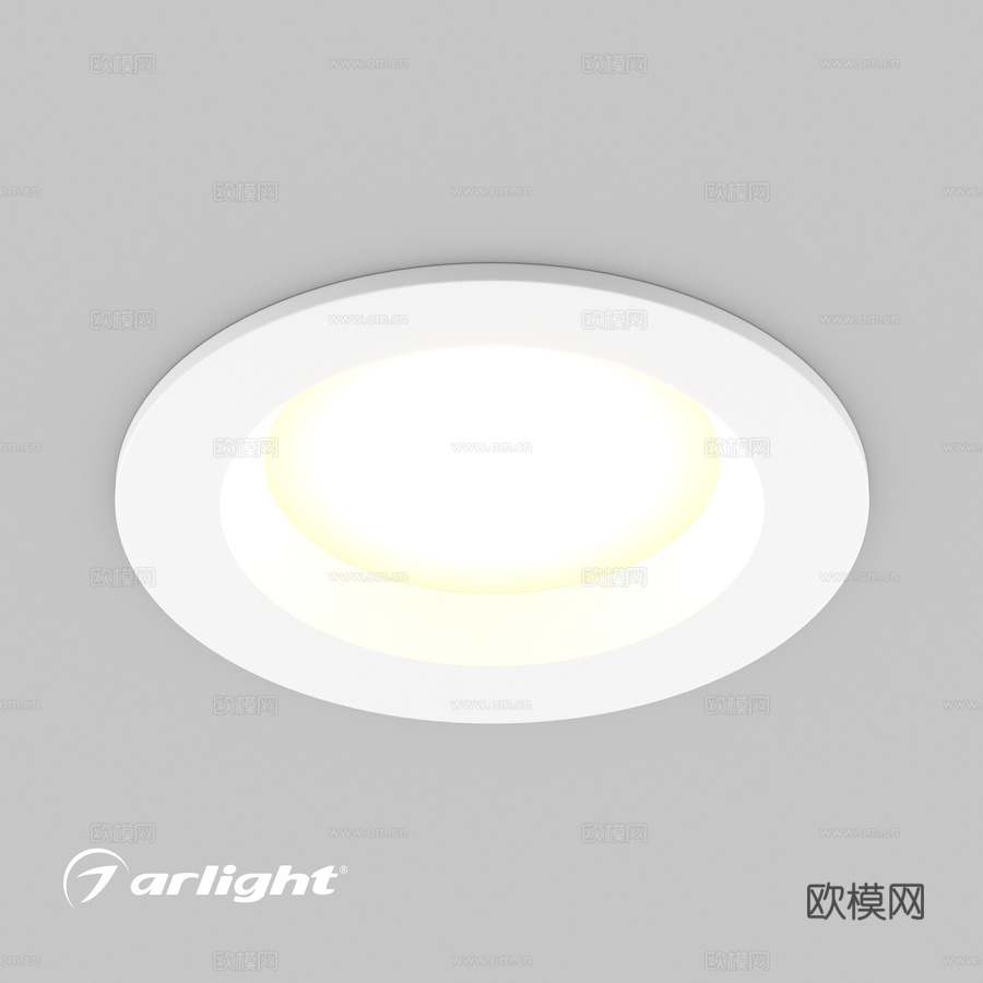 OM 灯具 MS-MIST-BUILT-R105-9W3d模型下载
