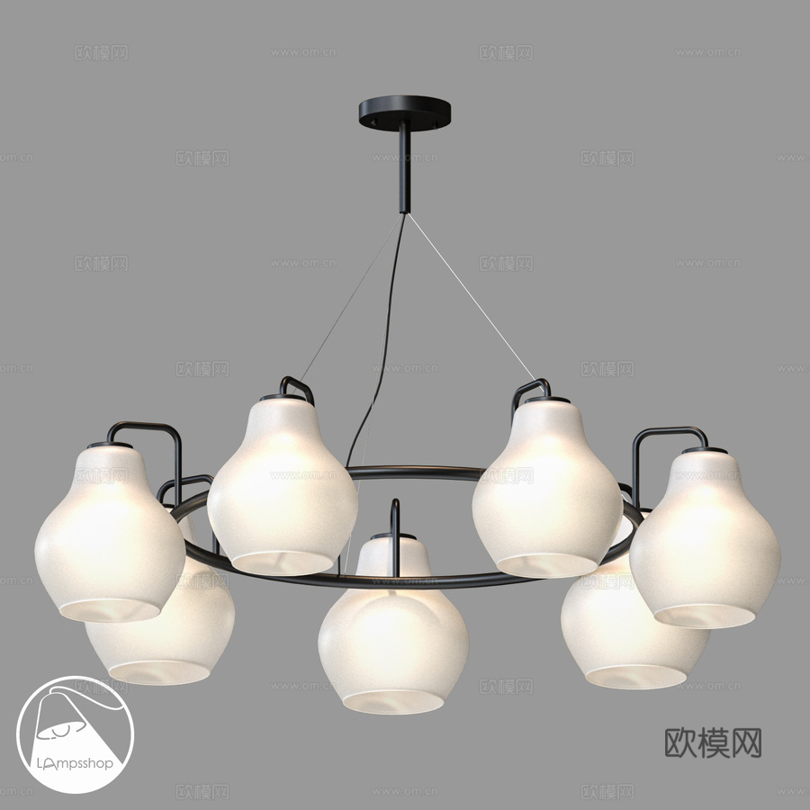 LampsShop.ru L1682 巴切斯吊灯3d模型下载