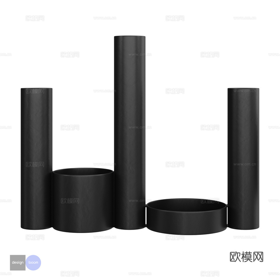 OM_布鲁克斯烛台，设计boom3d模型下载