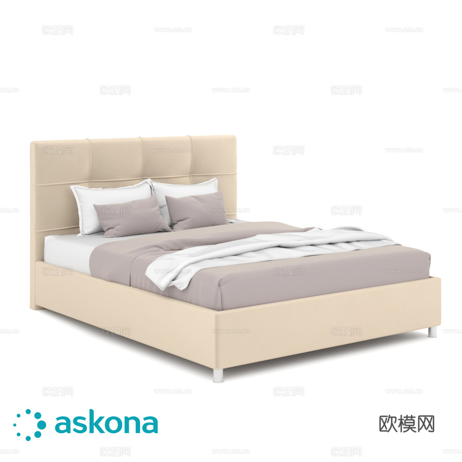 艾丽莎床（艾丽莎）3d模型下载