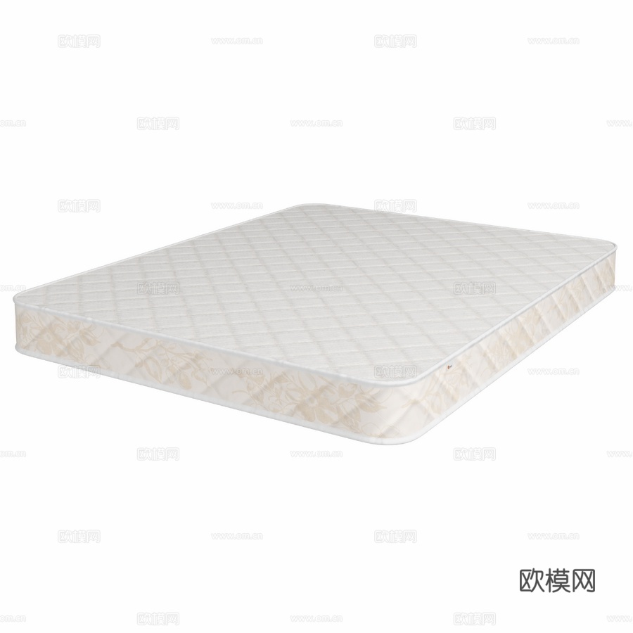 OM床垫DIWO索契160x200，人体工学款，含内衬3d模型下载