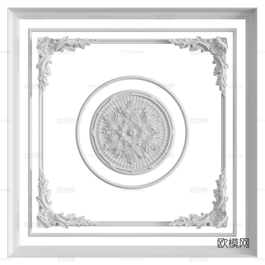 天花板组合第72号3d模型下载