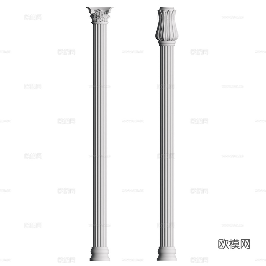 第36根柱子与第36根柱子3d模型下载