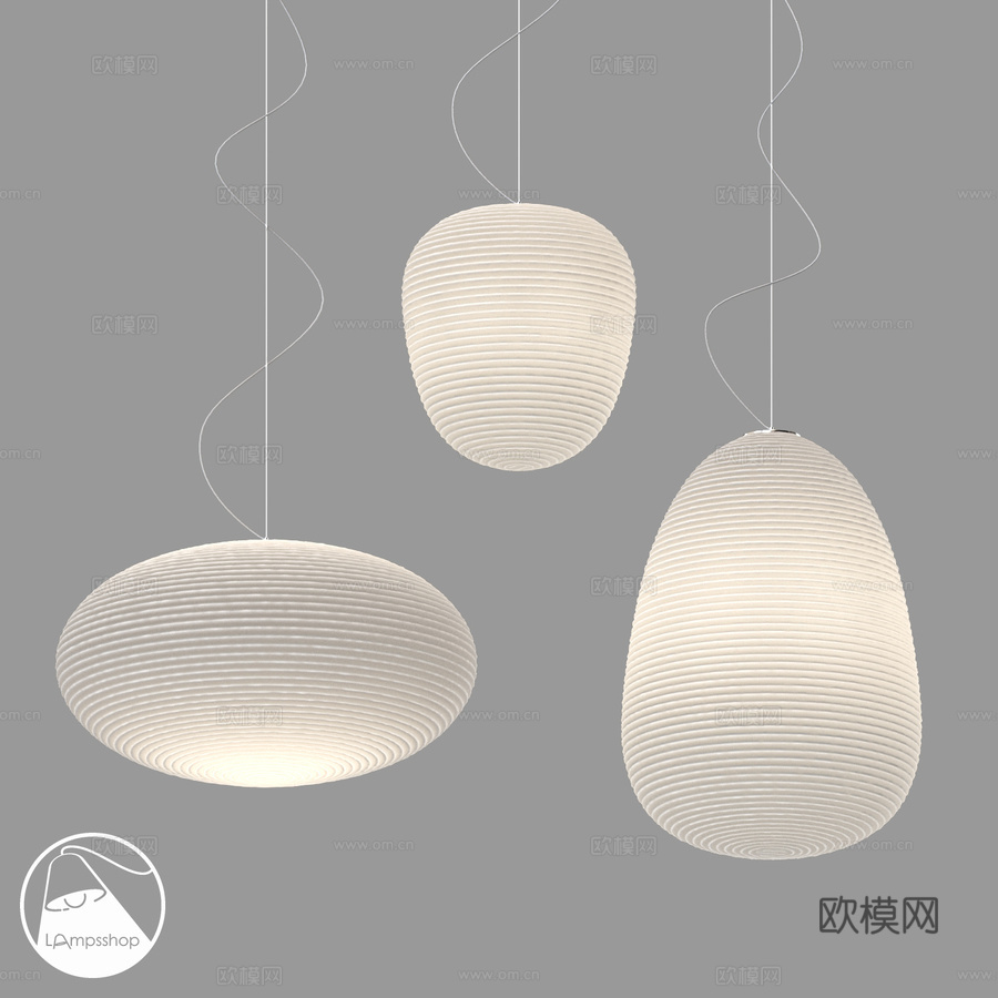 LampsShop.ru PDL2347 吊灯 Funnel3d模型下载