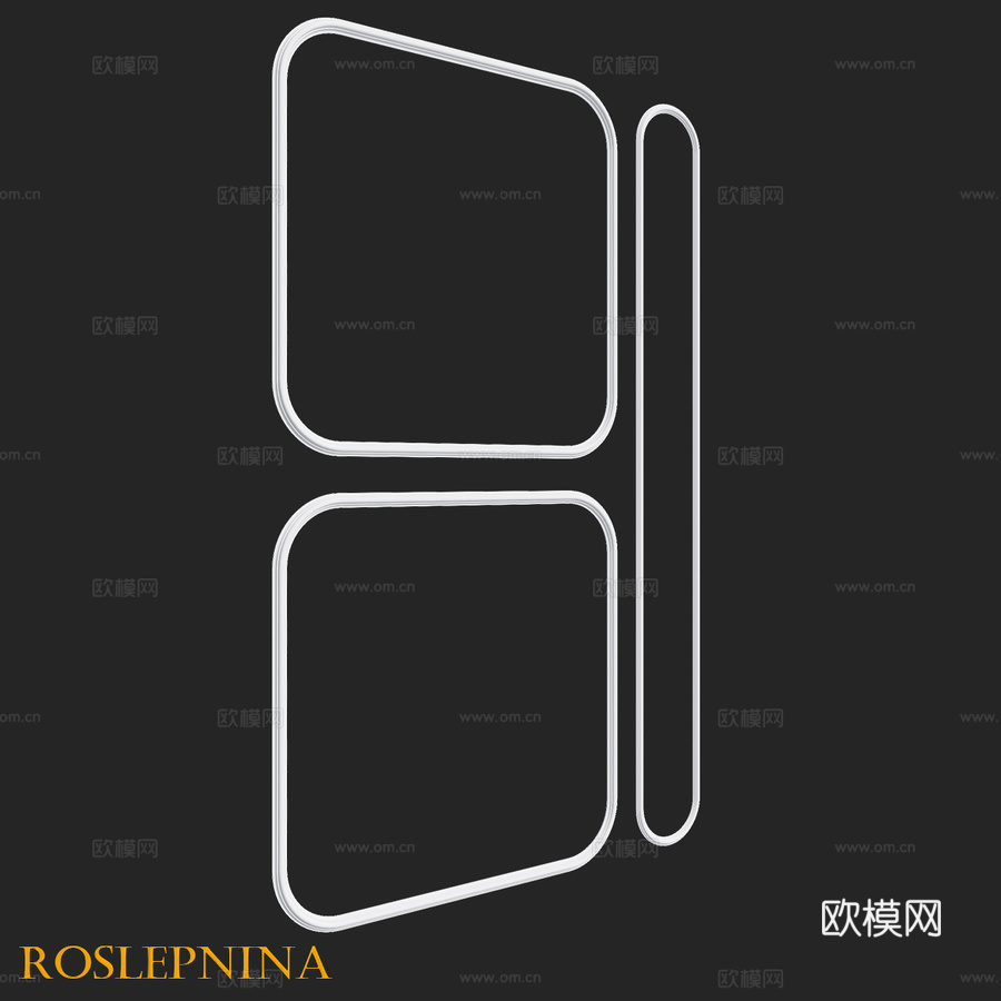 RosLepnina出品框架毕加索7-8号3d模型下载
