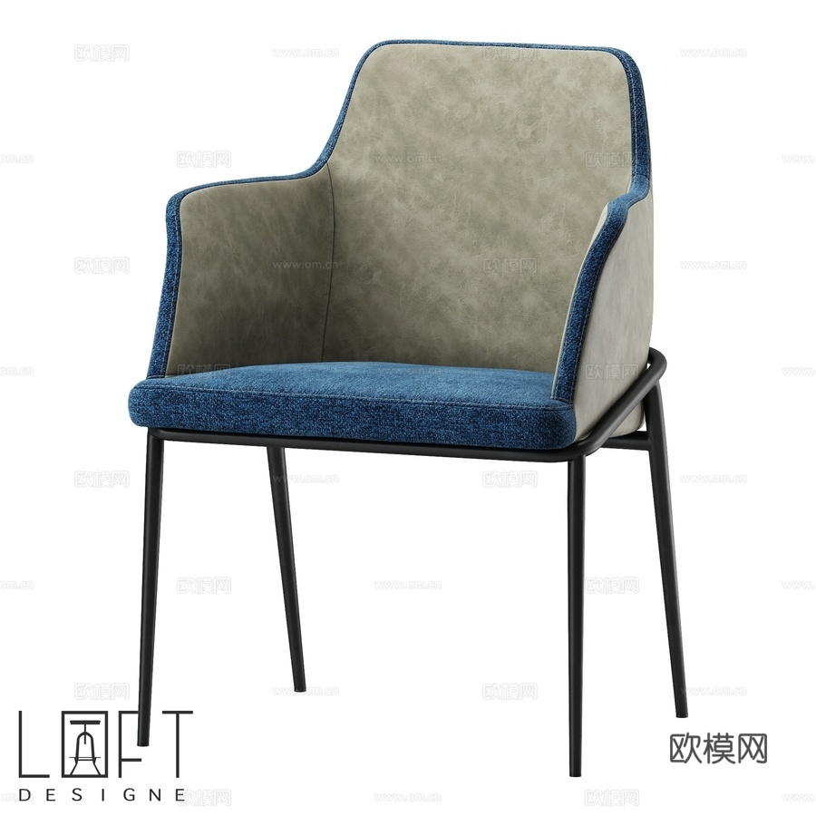 LoftDesigne 30543型号椅子3d模型下载