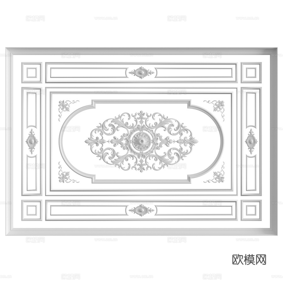 天花板组合第61号3d模型
