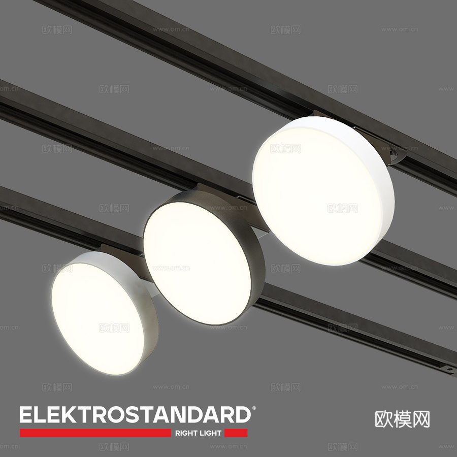 OM 单相轨道灯 Elektrostandard 850783d模型下载